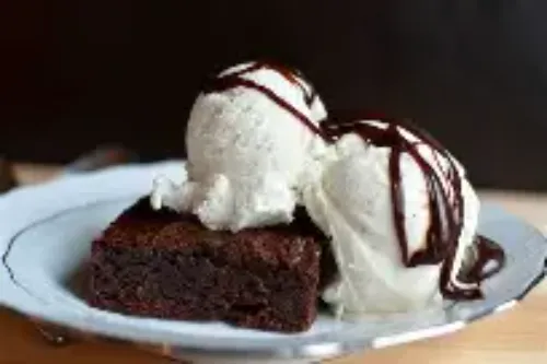 Brownie with Icecream